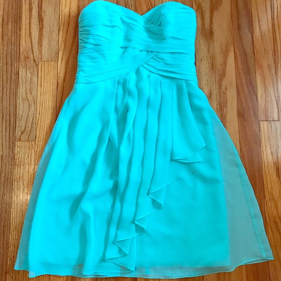Aqua blue formal dress - Picture 1 of 2